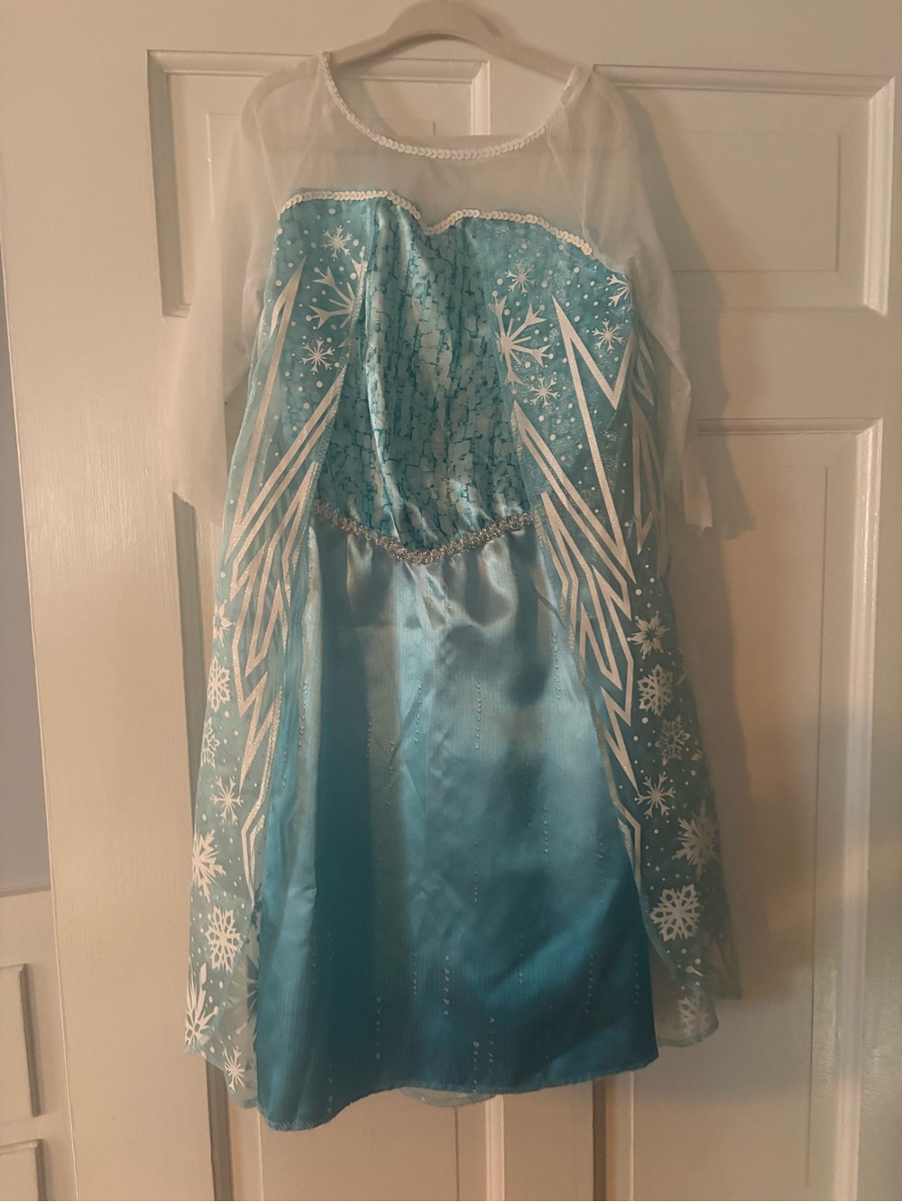 Disney Girls' Frozen-Inspired Ice Blue Party Dress